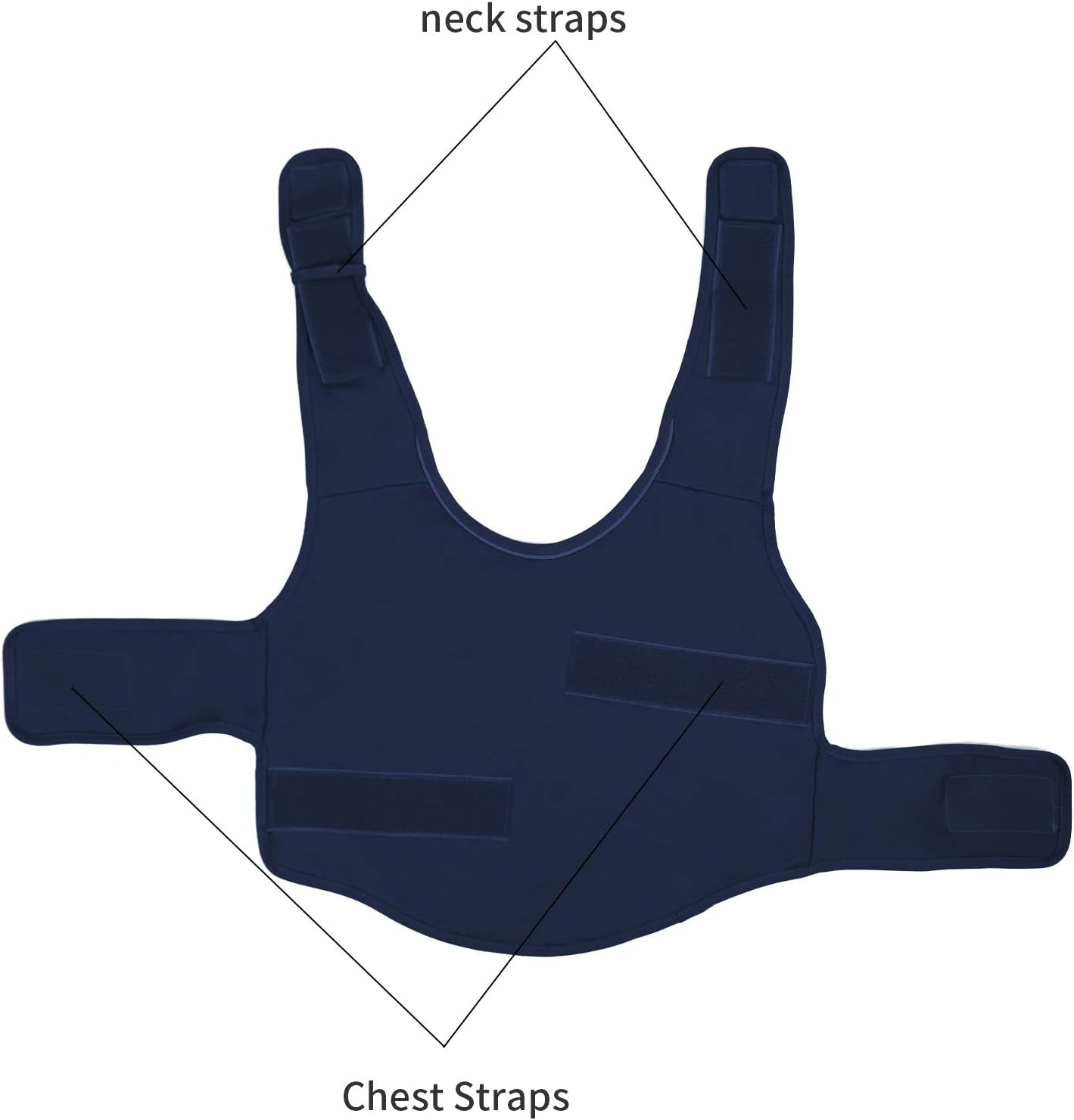 Comfort Dog Anxiety Relief Coat, Dog Anxiety Calming Vest Wrap for Thunderstorm,Travel,4Th of July Fireworks,Vet Visits,Separation Anxiety Relief for Dogs (X-Small (Pack of 1), Navy)
