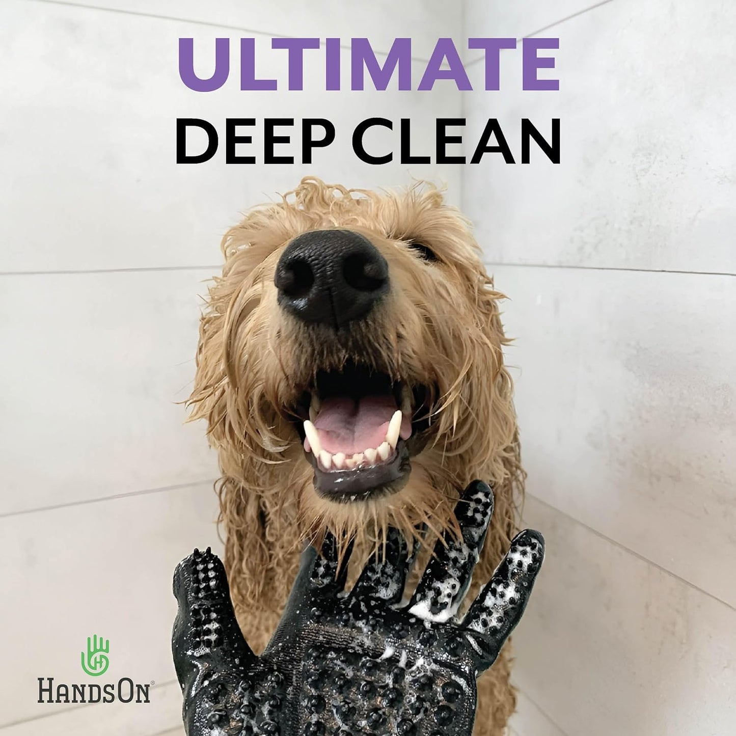 Pet Grooming Gloves - Patented #1 Ranked, Award Winning Shedding, Bathing, & Hair Remover Gloves - Gentle Brush for Cats, Dogs, and Horses