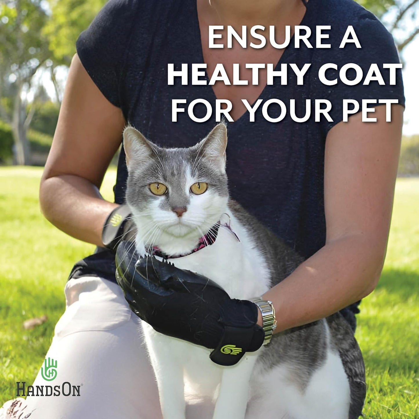 Pet Grooming Gloves - Patented #1 Ranked, Award Winning Shedding, Bathing, & Hair Remover Gloves - Gentle Brush for Cats, Dogs, and Horses