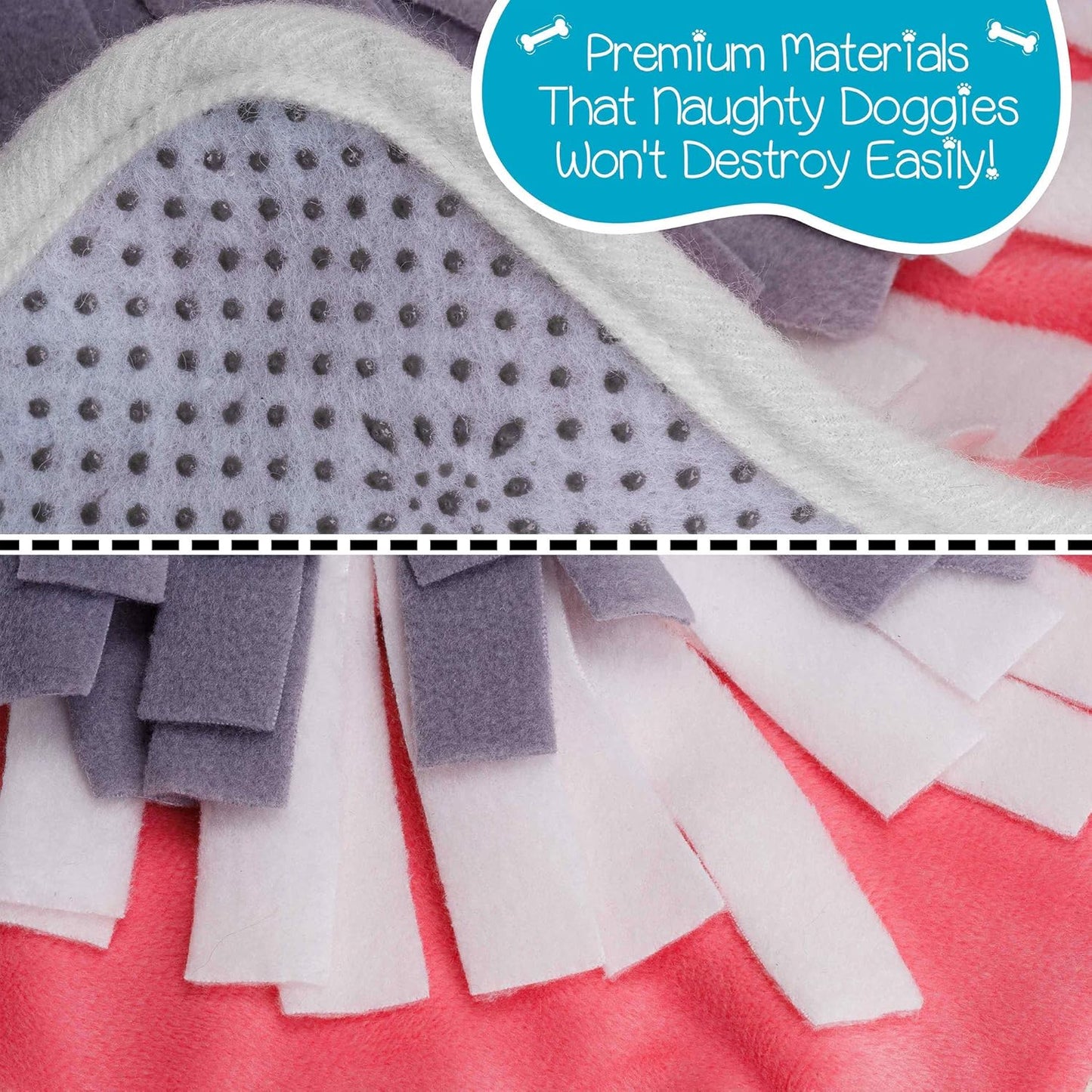 Snuffle Mat (Premium Mat with Treat Ball) Interactive Dog Toy for Pet Enrichment - Puzzle Feeder for Exercise and Stress Relief - Slow Feeder