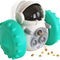 Dog Treat Ball IQ Training Treat Dispensing Dog Toys Interactive Food Puzzles Ball for Dogs Cats Pet Slow Feeder Ball Robot Green