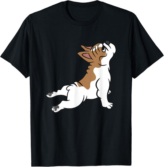 Cute French Bulldog Dog Yoga French Bulldog T-Shirt