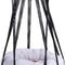 Macrame Cat Hammock Boho Interior Cat Bed (Black)