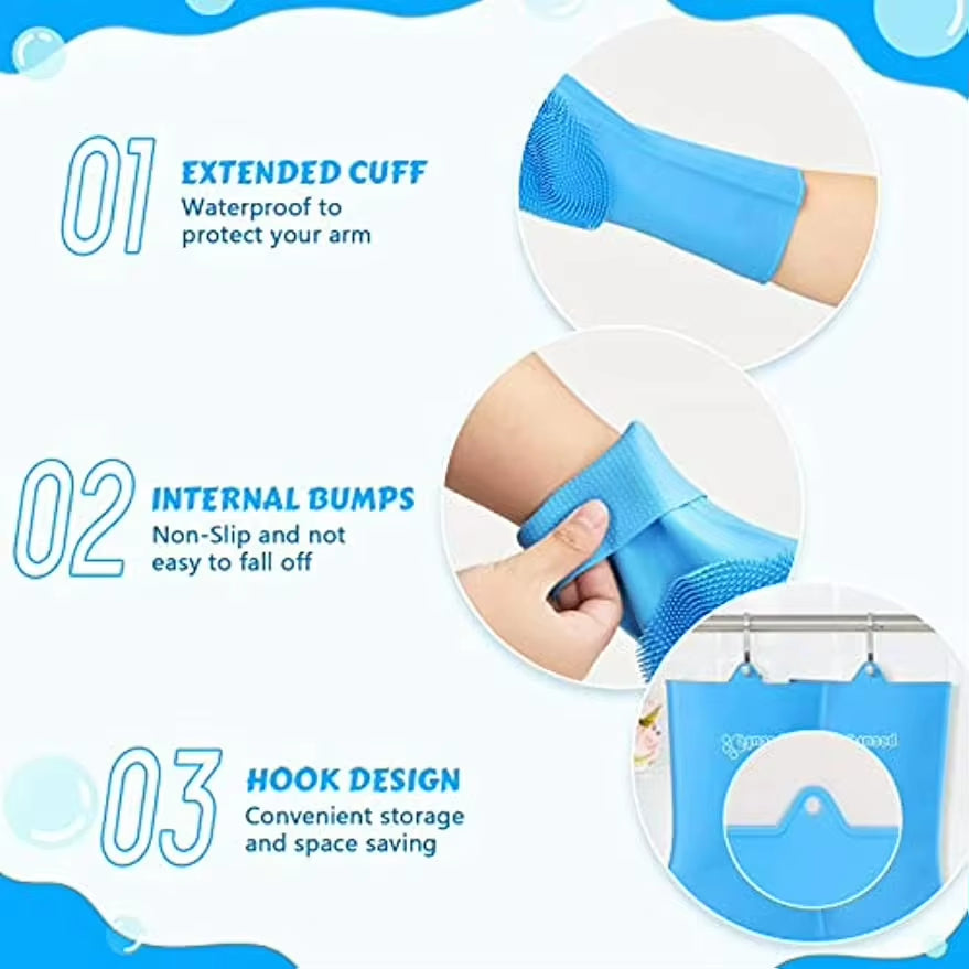 Pet Grooming Cleaning Gloves Dog Cat Bathing Shampoo Glove Scrubber Magic Dishwashing Cleanner Sponge Silicon Hair Removal Glove