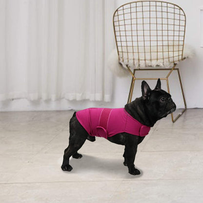 Comfort Dog Anxiety Relief Coat, Dog Anxiety Calming Vest Wrap for Thunderstorm,Travel,4Th of July Fireworks,Vet Visits,Separation (M,Rose)